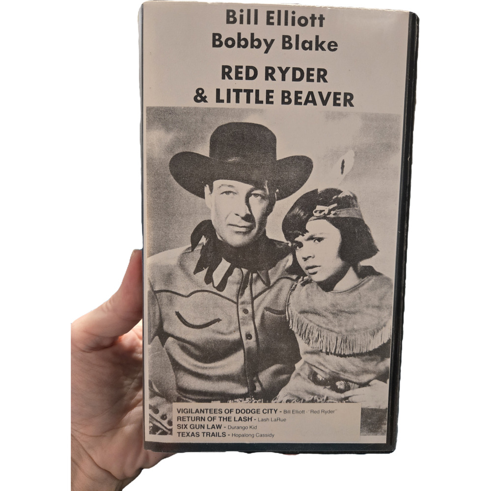 Vintage Western Classics Custom VHS Collection Bill Elliot Bobby Blake